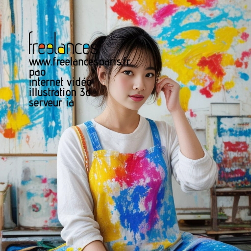 Pao internet vidéo illustration 3d serveur intelligence générative freelance paris studio de création ODZ9A2R0